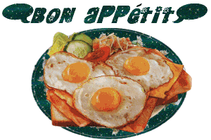Bon appétit oeufs au plat